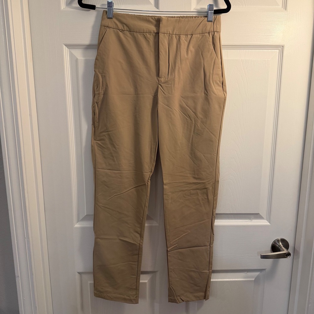 FIGS PRO‎ Performance Chino Pants Tan Small Slim Tapered Medical Professional